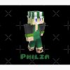 Philza Playing Video Games Cosplay Outfits Tapestry Official Philza Merch