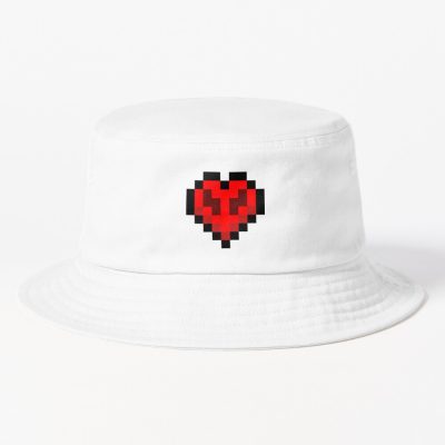 Minecraft, Hardcore, Hearts Bucket Hat Official Philza Merch