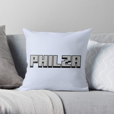 Philza Throw Pillow Official Philza Merch
