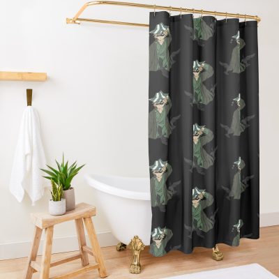 Philza With Crows Shower Curtain Official Philza Merch