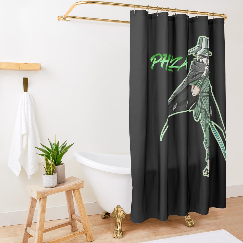 Ph1Lza - Philza Merch Shower Curtain Official Philza Merch