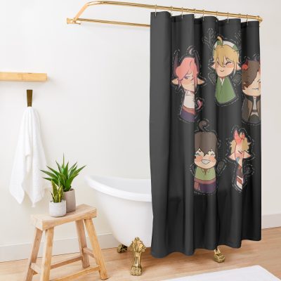 Philza  The Brothers And Dadza Shower Curtain Official Philza Merch