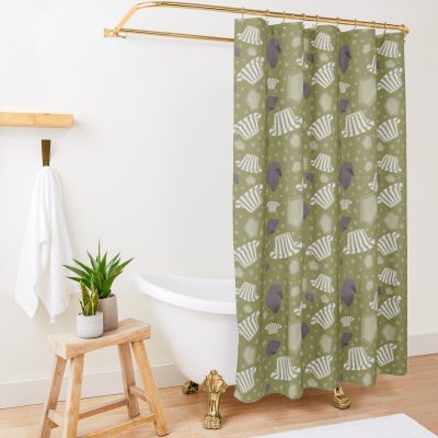 Philza Inspired Pattern Shower Curtain Official Philza Merch