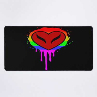 Philza Pride Heart Mouse Pad Official Cow Anime Merch